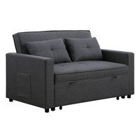 Sofá Cama Convertible Multifuncional Moderno, Reclinable y Extensible para Apartamentos Pequeños y Salas de Estar