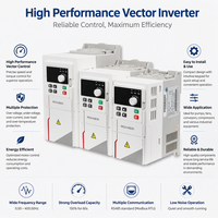 Inverter Tipe Ekonomi VFD RS485 0.75kw 1.5kw 2.2kw 3kw 4kw 5.5kw 60hz 50hz 4 hp 220 3 Fasa Konverter Frekuensi
