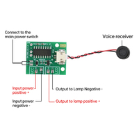 Carte de commande de commutateur vocal hors ligne AI Night Light Sound Control Circuit Driver Board pour la domotique DC 3V ~ 5V
