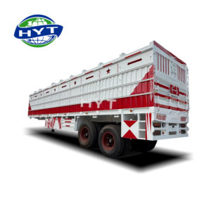 รถกึ่งพ่วงด้านเดียวแบบ2แกน60/80/100ตันรถกึ่งพ่วงด้านเดียวถูกส่งออกไปยังซูดาน - Product Image 1