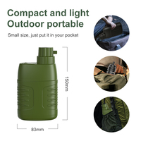 Offre Spéciale individuel Portable Camping randonnée en plein air survie purificateur d'eau intégré boussole filtre à eau pour l'extérieur