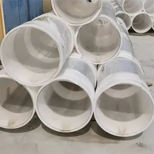 Tube de four à tube en verre de quartz de grand diamètre de haute qualité de 460mm