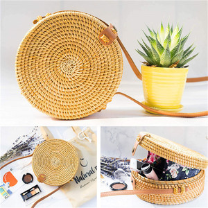 Bolsos Para Senoritas Manejar Bolso De Paja Bolsa <span class=keywords><strong>Alta</strong></span> Calidad Cubo Huecos Bolsas Tejidas Huecas Playa orime Aislada Yute - Product Image 4