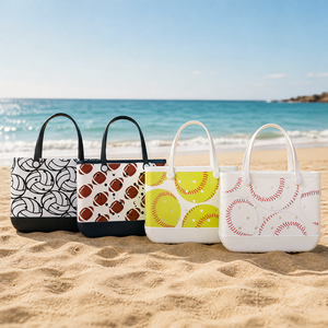Sac de plage en EVA personnalisé pour ballons de sport, grande capacité, imperméable, en caoutchouc, idéal pour les fêtes en plein air, vente en gros OEM - Product Image 1