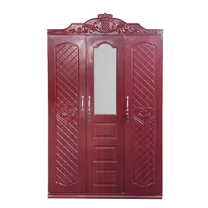 Armoire de rangement en tissu 3 portes almirah armoire en acier conceptions de chambre