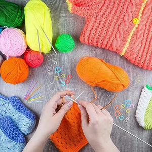Nouveaux jouets, fournitures de <span class=keywords><strong>crochet</strong></span> personnalisées, kit de bricolage, kit de <span class=keywords><strong>crochet</strong></span> de 113 pièces avec fil et <span class=keywords><strong>crochet</strong></span> pour aiguilles à tricoter et kit pour débutants - Product Image 4