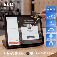Tablette Android 14 horizontale de type L PoE pour affichage de caisse intelligent et gestion des adhésions en supermarché