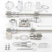 Raccord de tuyauterie en acier inoxydable usiné CNC, connecteur hydraulique à filetage mâle NPT 1/8 1/2 pouce adapté
