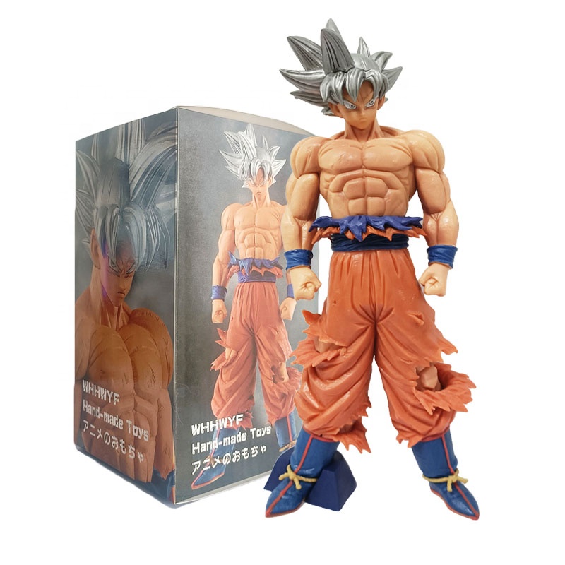 Figurine d'action DBZ goku de 28cm, figurine Goku Ultra Instinct, jouet modèle en PVC pour cadeaux