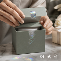 Autocollant holographique de sécurité avec code QR personnalisé pour cartes de visite, papier offset, carton ondulé - Étiquettes d'emballage du fabricant