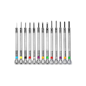 Outils de réparation de montres: 0.6 à 2.0 pouces, carré, tournevis, jeu de tournevis avec <span class=keywords><strong>mandrin</strong></span> et tête de tournevis. - Product Image 2