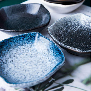 Petite assiette à sauce en céramique rétro, style japonais, pour assaisonnement, sushi, <span class=keywords><strong>moutarde</strong></span>, sauce soja, fleur de cerisier, poivre, pour la maison - Product Image 6