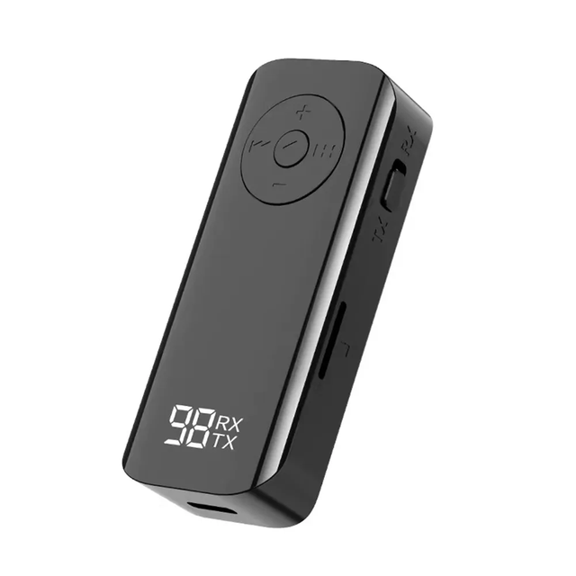 Portable 2 in 1 Blue-tooth Wireless Adapter BT 5.3 Receiver Transmitter RX TV Plug and Play Blue-tooth Aux Adapte