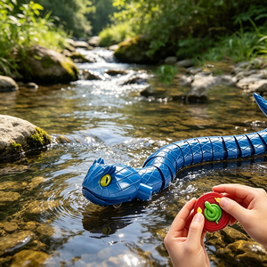 Bemay Toy Amphibious 2.4G Remote Control Snake Toy, 2-in-1 Land &amp; Water RC Viper with Detachable Segmented Body - Product Image 4