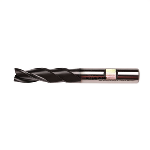 Cortador HSS Co Ta1415 con recubrimiento TiAlN, hélice de 30 grados, corto para ranuras, 3 filos de corte, vástago Weldon - Product Image 2