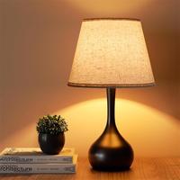 Lampe de table rétro tactile portable pour chambre d'hôtel de luxe de haute qualité