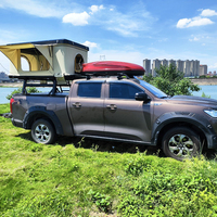 Tente de toit pliante ultralégère en plastique ABS avec coque latérale ouverte Tente de toit de voiture à coque rigide Tente de toit de camionnette pour le camping