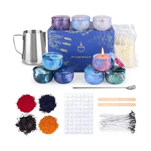 Wholesale Customized Adults Luxury Create Large Candle DIY Gift Set Colored Make Your Own Complete Diy Candle Kit