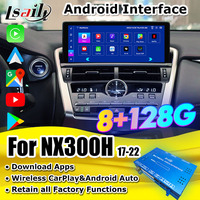 Interfaz Multimedia Lsailt Android 13 para Lexus NX200 NX300 2018-21, Integración OEM, CarPlay, YouTube, Google Maps
