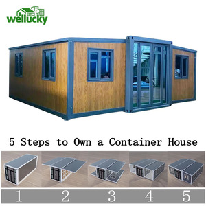 Maison conteneur à installation rapide, unité mobile préfabriquée, structure en acier extensible pour station balnéaire, villa de montagne, séjour à la ferme - Product Image 4