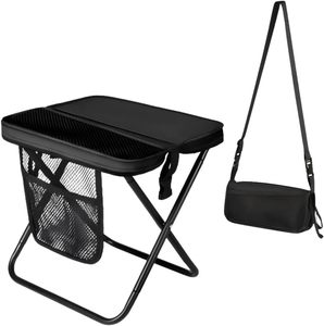Tabouret pliable - Chaise pliante avec pochette <span class=keywords><strong>de</strong></span> rangement, sac convertible pour un transport mains libres - Product Image 1
