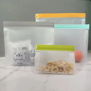 Food Grade Resealable Bags With Zipper Closure For Freezer Storage And Picnic Use Rectangle Shape Multiple Sizes Available - Product Image 1