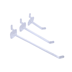 Bán Buôn Giá Rẻ Nhựa Hàng Hóa Treo Móc Áo Hiển Thị Móc Máng Khe Cắm Tấm Hội Đồng Quản Trị Hàng Hóa Khuyến Mãi Cửa Hàng Giá Kệ - Product Image 1