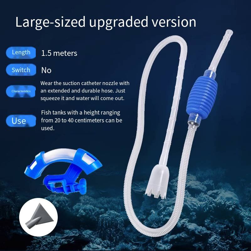 Blue 1.5M A3 water changer + duck beak + fixing frame