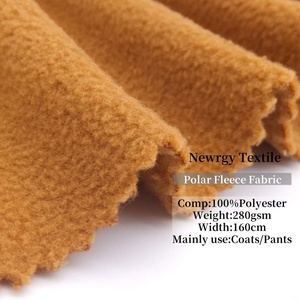 Tejido polar grueso y cálido 100% poliéster, material de punto suave anti-pilling para chaquetas de invierno y abrigos de exterior, venta al por mayor. - Product Image 1