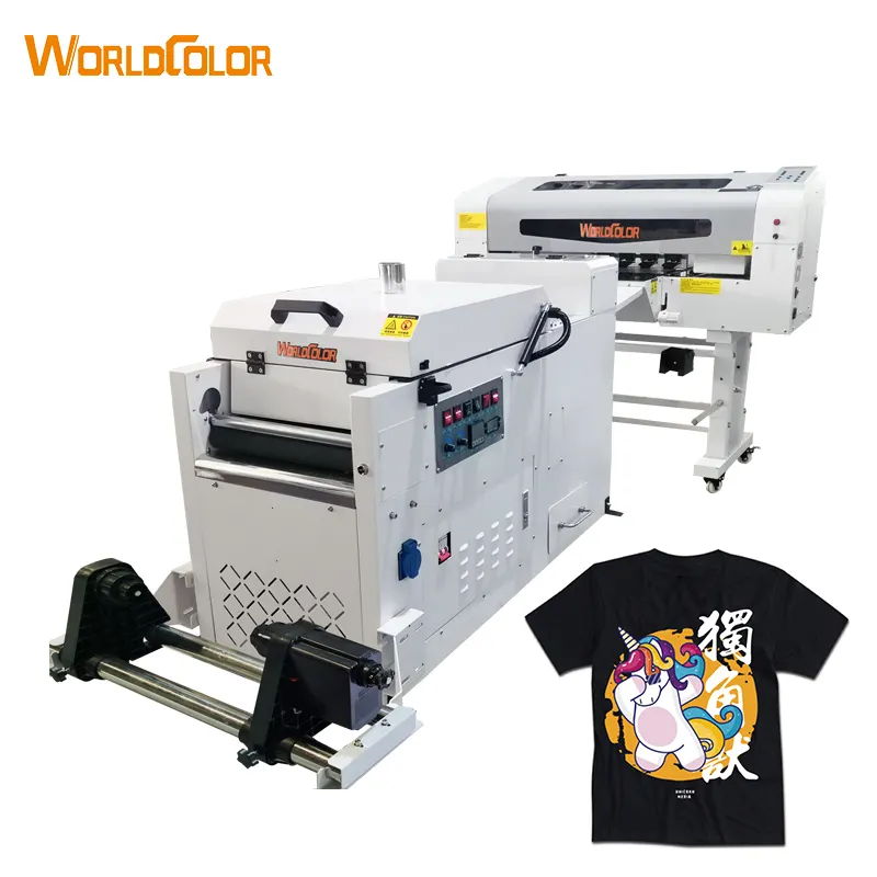 2023 fábrica de vendas diretas 33cm DTF impressora 2 cabeças XP600/4720/i3200 A3 tshirt transferência DTF filme impressora para pequenas empresas