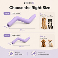 Jouet interactif pour chien à mâcher, en corde bio souple, petit, mignon et amusant, pour chat, emballé en sachet, de la marque Petsign Factory
