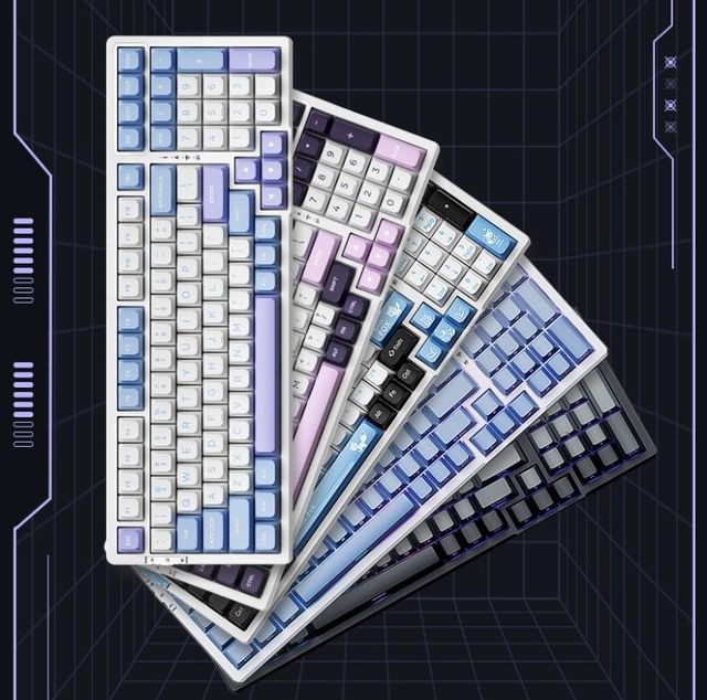 New VGN V98PRO V2 Cherry Wireless RGB Customizable Hot-swappable Switch Three-mode (2.4G/USB-C/) Mechanical Keyboard