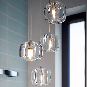 Di lusso Sala da pranzo Moderna Residenziale decorazione di interni Lampada A Sospensione scale lampadario di cristallo e luci Del Pendente - Product Image 6