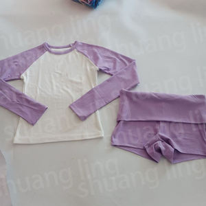 <span class=keywords><strong>Abbigliamento</strong></span> da donna con Logo personalizzato manica corta in cotone Casual con pantaloncini morbidi pantaloni a zampata <span class=keywords><strong>abbigliamento</strong></span> donna - Product Image 3