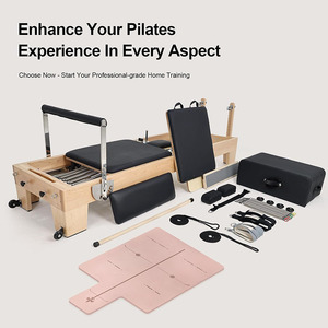 Bán Buôn Tùy Chỉnh Thương Mại Yoga Chuyên Nghiệp Tập Thể Dục Maquina Thiết Bị Reformador Cama De Giường Gỗ Máy <span class=keywords><strong>Pilates</strong></span> Cải Cách - Product Image 4