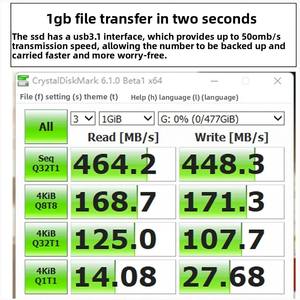 2.5英寸Sata接口移动固态硬盘盒1t和4t跨境固态硬盘2T 3t移动硬盘存储选项 - Product Image 4