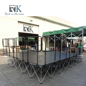 Folding Aluminum <b>Stage</b> <b>Platform</b> Portable Event Wedding <b>Stage</b> Floor Mounting Lightweight Outdoor <b>Stage</b> - Product Image 5