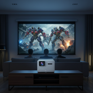 Proyector Láser <span class=keywords><strong>Benq</strong></span> I800 4K UHD DLP, 3000 Lúmenes de Alto Brillo, Cine en Casa Inteligente, 3D HDR10 Android, Portátil para Juegos - Product Image 1