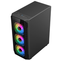Hongyi C7 meilleur prix mi tours Micro ATX MATX ITX gamer ordinateur pc cas cas de jeu de bureau châssis avec ventilateur rgb blanc noir