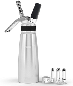 Distributeur commercial de crème fouettée en aluminium de 500ml <span class=keywords><strong>Fouet</strong></span> professionnel Siphon à fouetter pour crèmes et sauces maison - Product Image 1