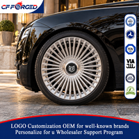 Jantes de voiture en alliage forgé monobloc de haute qualité personnalisées, 21, 22, 23, 24 pouces, argent poli, 5x112, pour Rolls-Royce Ghost