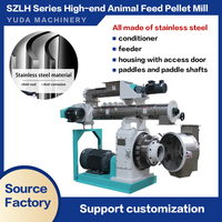 Máquina de Pellets YUDA 4-6 T/H para Alimento Animal, para Aves de Corral y Cerdos