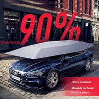 Toit de couverture de voiture intelligent de plafond de pare-soleil de pergola en aluminium d'extérieur avec le capot mobile semi-automatique complet