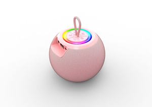 Loa Bluetooth di động ngoài trời tích hợp đèn RGB, thiết kế tròn sáng tạo, chất liệu vải mới, quà tặng độc đáo, dùng được trên bàn làm việc - Product Image 3