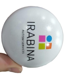 Bola Anti stres terapi tangan anak-anak, mainan anak-anak Remas bola penghilang busa PU ramah lingkungan 6.3cm - Product Image 1