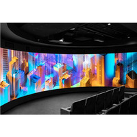 Écran LED HD à pixels fins 2026 P1.95 pour scène intérieure, mur vidéo LED incurvé, location, panneau d'affichage LED flexible 500x500mm