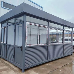 Cabine de sécurité mobile en acier, résistante aux intempéries, pour la gestion de propriétés et le contrôle d'accès aux parkings - Product Image 3