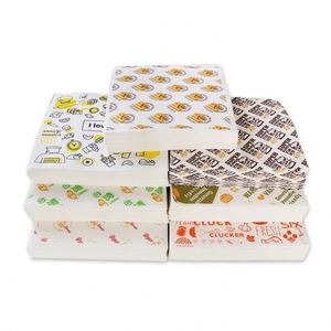 Papier d'emballage en silicone imperméable et résistant à la graisse de haute qualité pour hamburgers, hot-dogs et sandwichs - Product Image 5
