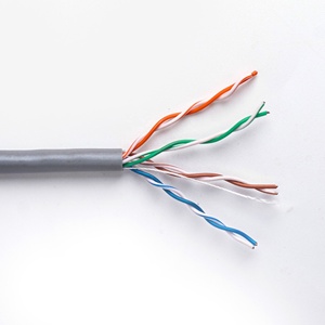 <span class=keywords><strong>Cable</strong></span> LAN CAT 5e UTP FTP <span class=keywords><strong>de</strong></span> 4 Pares Trenzados y 8 Núcleos, <span class=keywords><strong>Cable</strong></span> LAN para Interiores y Exteriores, CCA Sin Blindaje AWG24, <span class=keywords><strong>Cable</strong></span> <span class=keywords><strong>de</strong></span> <span class=keywords><strong>Internet</strong></span> CAT 5e - Product Image 2