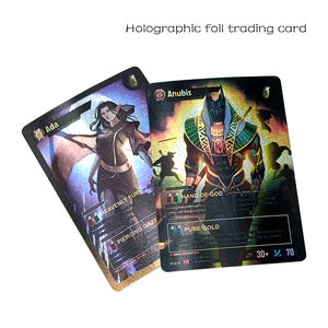 Haute qualité personnalisé exquis impression holographique dessin animé Anime jeu de <span class=keywords><strong>cartes</strong></span> à collectionner manches prix usine papier <span class=keywords><strong>cartes</strong></span> à jouer - Product Image 2